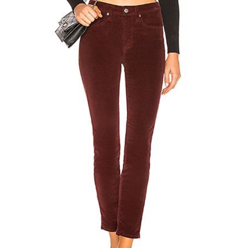 MASON CORDUROY HIGH-RISE SKINNY JEAN Sz 30